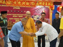 Sambut Imlek 2025, Pemkot Kunjungi Sejumlah Vihara di Bandar Lampung