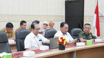 Pemprov Lampung Ikuti Rakor Pengendalian Inflasi dan Penandatanganan MoU Pengawasan Perizinan