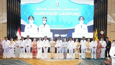 Gubernur Lampung Rahmat Mirzani Djausal Resmi Terima Jabatan, Tekankan Kolaborasi Kemajuan Daerah