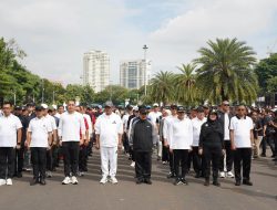 Wali Kota dan Wakil Wali Kota Bandar Lampung Terpilih Eva – Deddy Jalani Gladi Bersih di Monas
