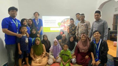 Mahasiswa KKN Unila Sosialisasi Pertanian Ramah Lingkungan Lewat Pemanfaatan Limbah Pertanian di Desa Negeri Campang Jaya