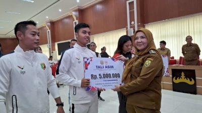 Pemkot Bandar Lampung Beri Tali Asih Dukung Prestasi Atlet PON 2024