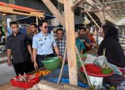 Pastikan Stabilitas Harga Pangan, Bupati Egi Sidak Pasar Sidomulyo