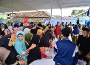 Sediakan Sembako Murah, Operasi Pasar Murah Pemkab Lampung Selatan di Kecamatan Kalianda Diserbu Warga