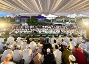 Ribuan Warga Padati “Lampung Bersholawat” Peringatan Nuzulul Quran dan HUT Ke-61 Provinsi Lampung
