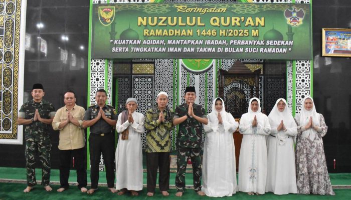 Korem 043/Gatam Peringati Nuzulul Quran Tahun 1446 H/ 2025 M