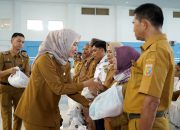 Korpri Ramadan Berbagi, Wagub Jihan Nurlela Salurkan Bantuan untuk ASN Golongan I dan II