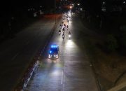 Satlantas Polresta Bandar Lampung Kawal Pemudik Motor Asal Pulau Jawa