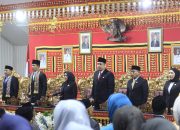 DPRD Lampung Selatan Gelar Rapat Paripurna Bupati Radityo Egi Sampaikan Visi dan Misinya