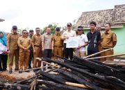 Korban Musibah Kebakaran Dapatkan Bantuan Dari Pemkab Lampung Selatan
