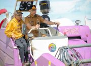 Gubernur Lampung Ikut Panen Raya Padi Serentak di Trimurjo Lampung Tengah