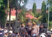 Aliansi Masyarakat Peduli Pendidikan Lampung Demo di Polresta Bandar Lampung
