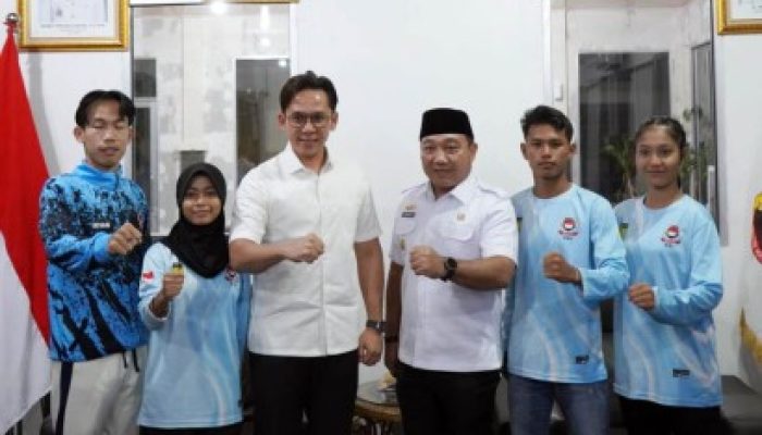 Bupati Lampung Selatan Radityo Egi Pratama Sambut Atlet Karate Berprestasi dengan Apresiasi dan Dukungan