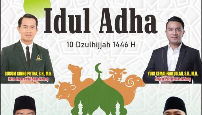 Ketua DPW PBB Lampung Ucapkan Selamat Hari Raya Idul Adha 1446 H