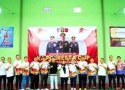 Turnamen Badminton Kapolresta Cup Resmi Dibuka, Wali Kota Eva Dwiana Apresiasi Kebersamaan Antarlembaga