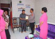 Anjangsana Hari Bhayangkara Ke-79, Polresta Bandar Lampung Sambangi Anggota yang Sakit dan Purnawirawan Polri
