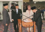 Gubernur Rahmat Mirzani Djausal Lantik Marindo Kurniawan Sebagai Sekda Provinsi Lampung