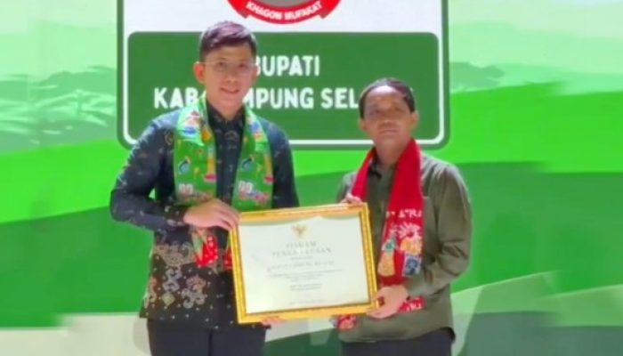 Bupati Lampung Selatan Radityo Egi Pratama Bawa Pulang Penghargaan Dari Kementerian Kehutanan Dari Enam Daerah Elit se Indonesia