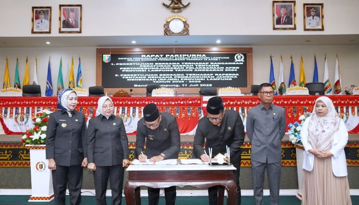 Lampung Mantapkan Arah Pembangunan Jangka Menengah, Gubernur Apresiasi Peran DPRD