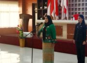 Wali Kota Eva Dwiana Lantik 38 Anggota Paskibraka dan Duta Purna Paskibraka Indonesia Kota Bandar Lampung