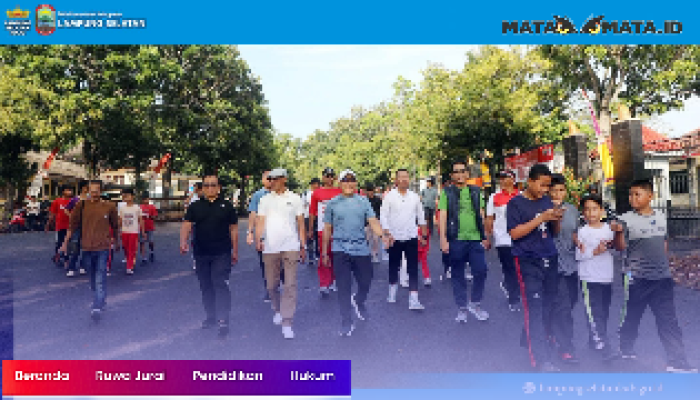 Jalan Sehat HUT RI Ke-80, Dihadiri Ribuan Warga di Lampung Selatan