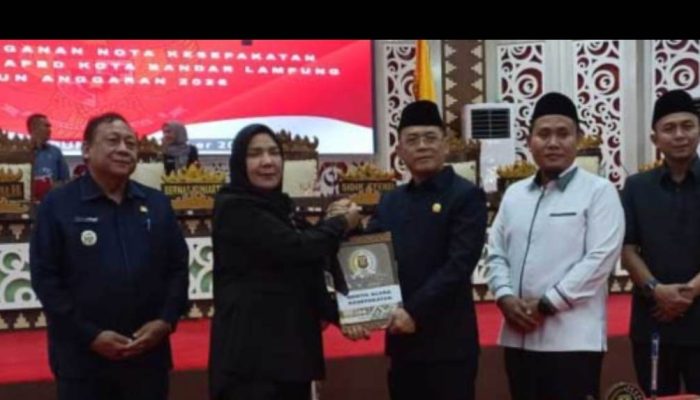 Pemkot – DPRD Bandar Lampung Tandatangani Kesepakatan KUA dan PPAS APBD TA 2026