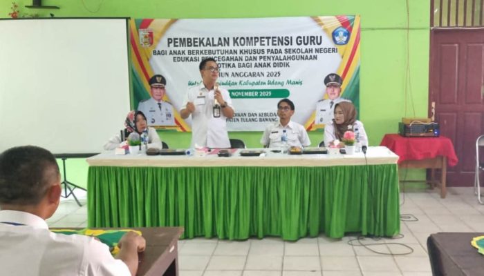 Plt Kadis Pendidikan Tuba Buka Pembekalan Guru ABK dan Edukasi P4GN