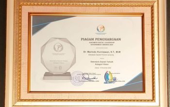 Marindo Kurniawan Raih Penghargaan Sekda Terbaik di Indonesia Kategori Vision