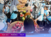 Meriah dan Berbeda, Fun Run Lamsel Fest 2025 Bagikan Sayur Segar di Garis Finis