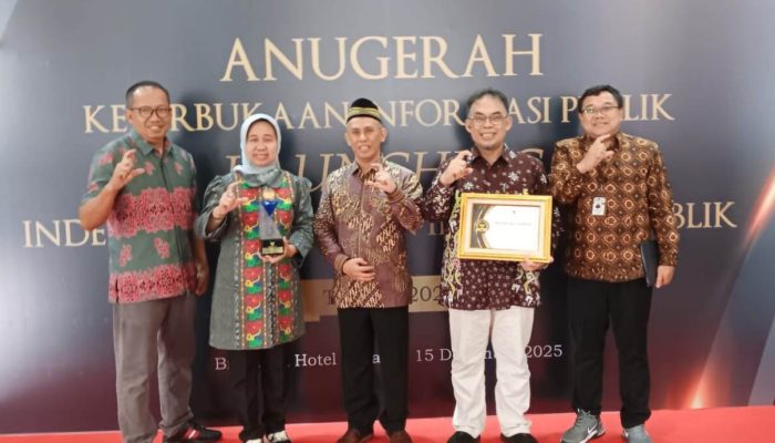 Unila Kembali Raih Predikat Informatif Anugerah KIP 2025