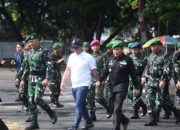 Ketua DPRD Lampung Hadiri Acara Gerak Jalan dan Upacara Peringatan Hari Juang Infanteri ke-77