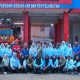 Puluhan Siswa SDB Outing Class di Dinas Damkarmat Bandar Lampung