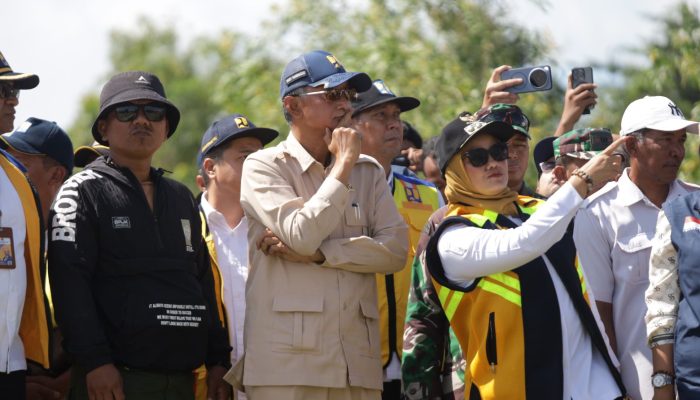Menteri PU Tinjau Jembatan Way Bungur, Bupati Lampung Timur Sampaikan Terima Kasih ke Presiden