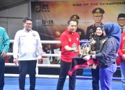 Ketua DPRD Lampung Hadiri Pembukaan Kejuaraan Tinju Amatir Polresta Bandar Lampung