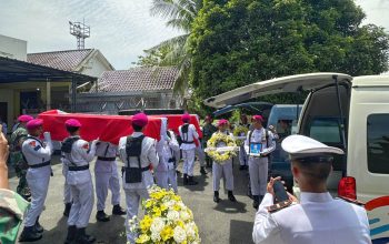 Pemprov Lampung Beri Penghormatan Terakhir Kepada Kopda (Anm) M Mahfudi
