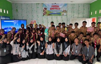 Mahasiswa KKN–PLP FKIP Unila Gelar Prabha Edu-Fest di SMP IT Auladina Indonesia
