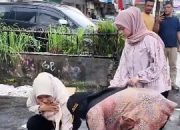 Wali Kota Eva Dwiana Tinjau Genangan Air di Jalan Teuku Umar Kedaton