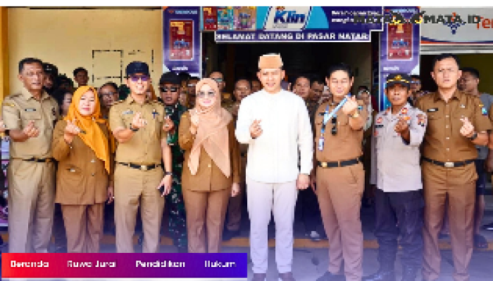 Jaga Stabilitas Harga, Bupati Egi Monitoring Sembako di Pasar Natar