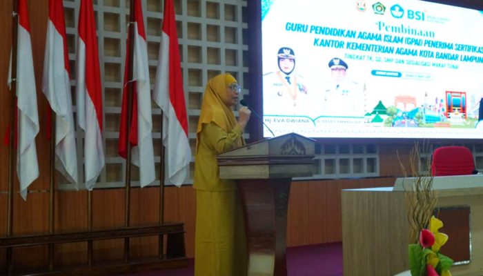 Pemkot Bandar Lampung Bina Ratusan Guru PAI Penerima Sertifikasi
