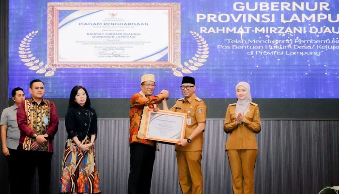 Peresmian Posbankum, Gubernur Mirza Tegaskan Pentingnya Menghadirkan Akses Keadilan Hingga Tingkat Desa