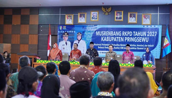 Buka Musrenbang RKPD Pringsewu, Gubernur Mirza Dorong Penguatan Sektor Unggulan Daerah