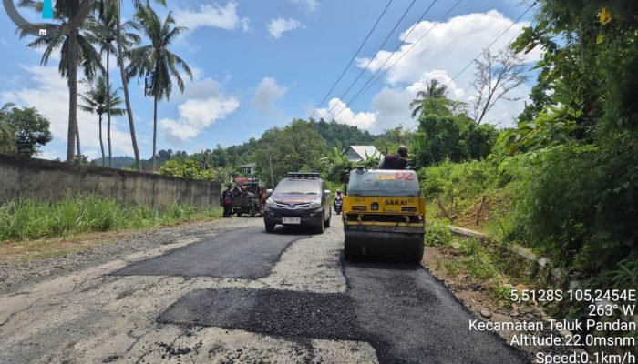 Perbaikan Jalan Dipercepat, Pemprov Lampung Pastikan Jalur Mudik Lebaran Lebih Aman
