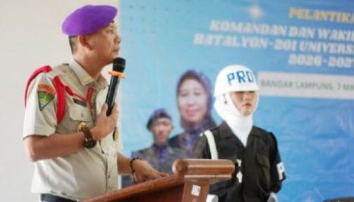Pimpin Menwa Unila, Ridho Jurihim Siap Perkuat Karakter Bela Negara Mahasiswa