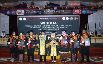 Unila Kukuhkan 1.109 Lulusan, Perkuat Arah Pendidikan Berbasis Dampak dan Kebutuhan Global