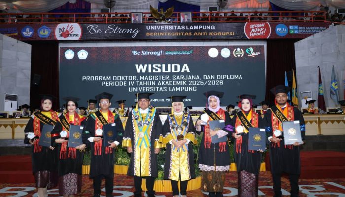 Unila Kukuhkan 1.109 Lulusan, Perkuat Arah Pendidikan Berbasis Dampak dan Kebutuhan Global