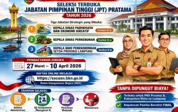 Saatnya ASN Tampil, Tiga Jabatan Elit Pemprov Lampung Dibuka
