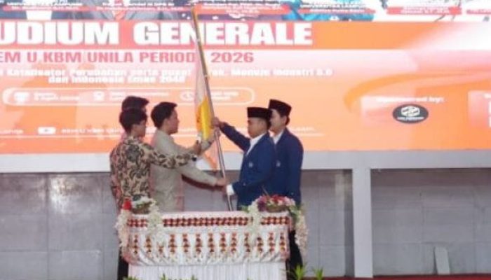 Pelantikan BEM Unila 2026, Mahasiswa Ditekankan Jadi Agen Perubahan dan Berpikir Solutif