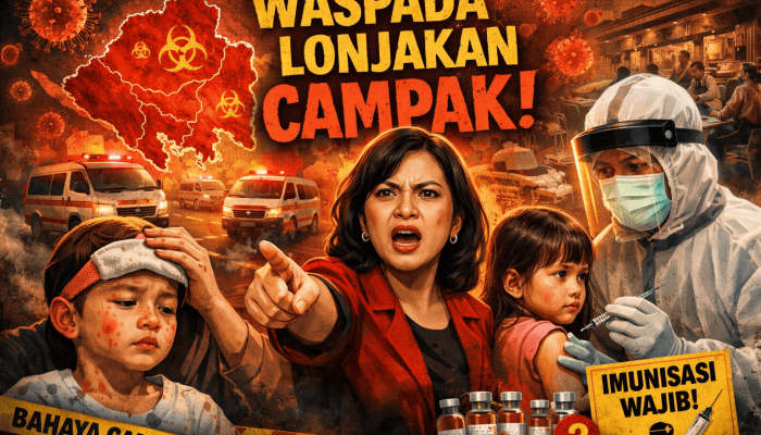 Campak Mengganas di Lampung, DPRD Ultimatum Dinkes: Bertindak Cepat atau Korban Bertambah