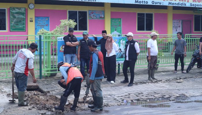 Antisipasi Banjir, Drainase di Sukarame hingga Tanjungkarang Timur Dibersihkan