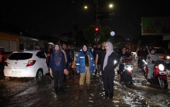 Eva Dwiana Gerak Cepat Tangani Dampak Hujan Deras di Bandar Lampung
